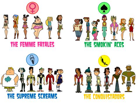 total drama teams